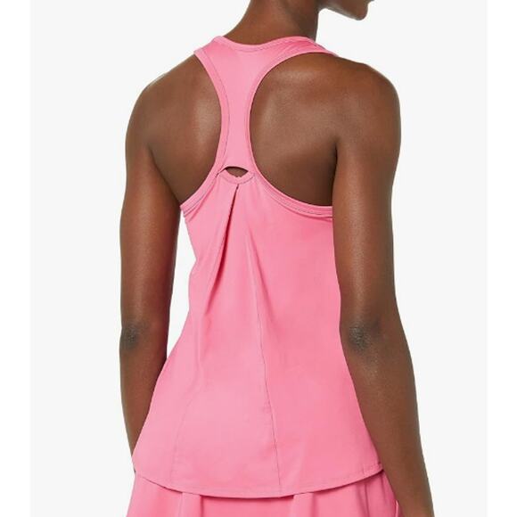 EleVen Race Day Tank Disco Pink Racerback with keyhole & shelf bra Small NWT - Picture 1 of 5